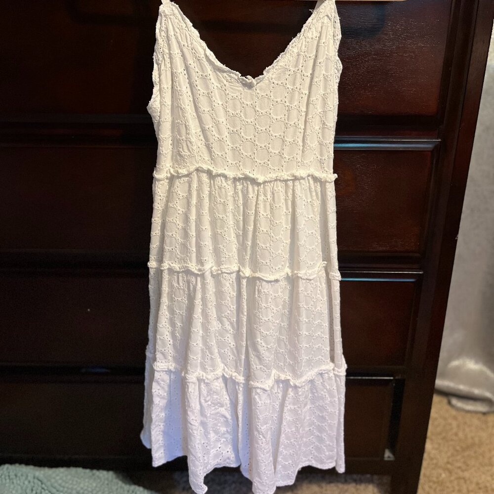 White Lace Sun Dress